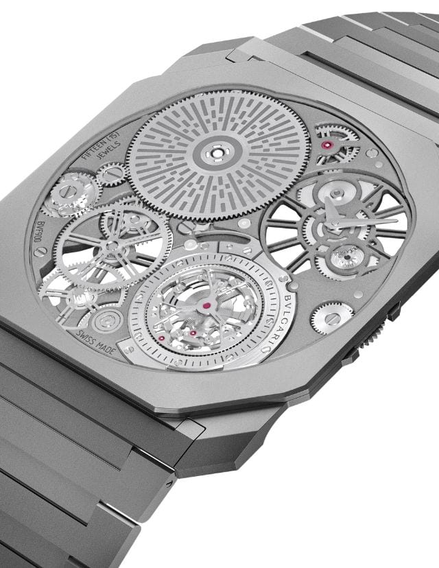 A closer look at the Octo Finissimo Ultra Tourbillon.